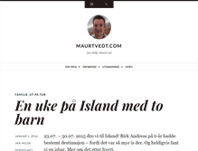 Tablet Screenshot of maurtvedt.com